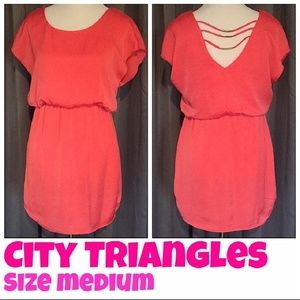 Coral summer dress 👗